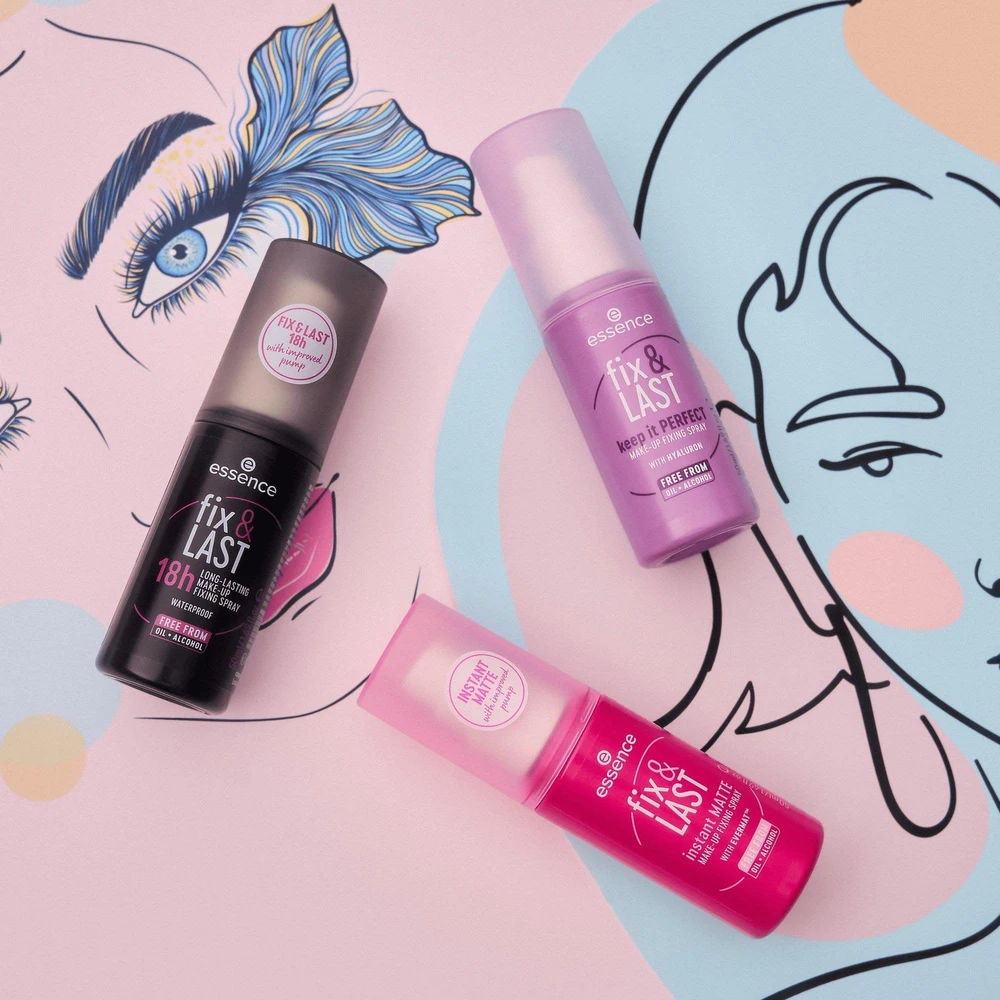 Essence Keep It Perfect Fixing makiažo fiksatorius, 50 ml