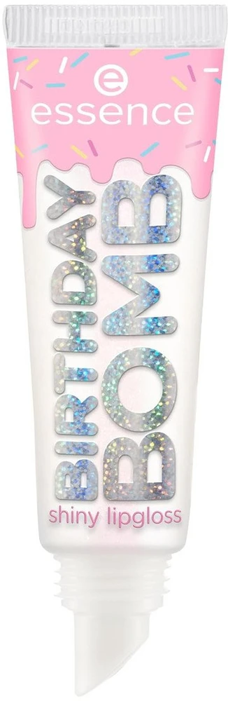 „Essence Cosmetics“ gimtadienio bomba „Lūpų blizgis 01-Cake My Day“, 10 ml
