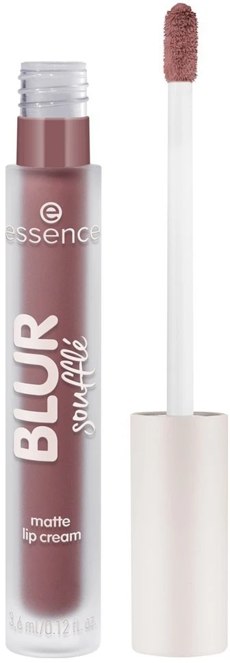 „Essence Cosmetics Blur Soufflé Labial Mate Cremoso“ lūpų dažai, 01 – giliai sruogelė, 3, 6 ml