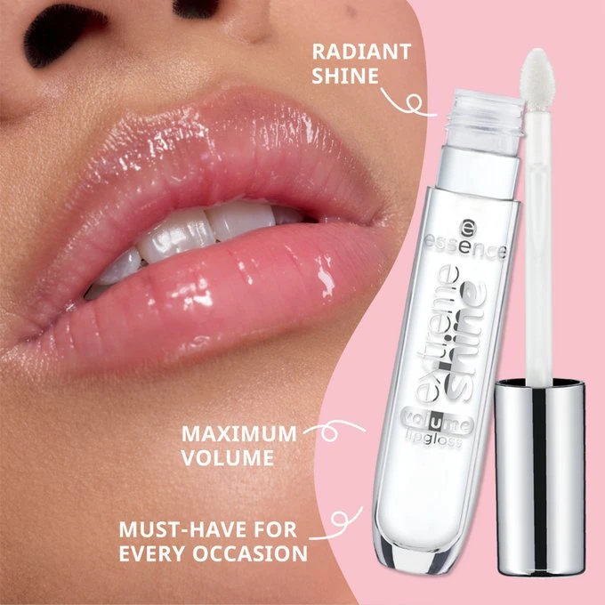 Essence Cosmetics Extreme Shine Brillo De Labios Voluminizador 21-Pretty In Rožinė, 5 ml