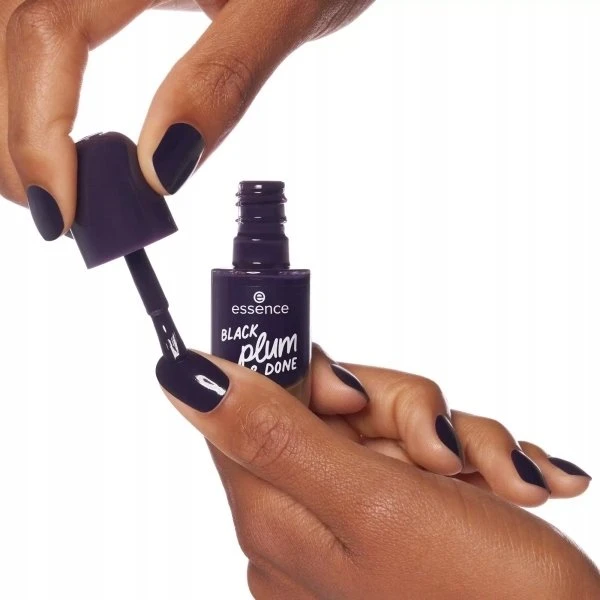 Essence Gel Nail Nagų lakas 84 Juodas Plum & Done, 8 ml