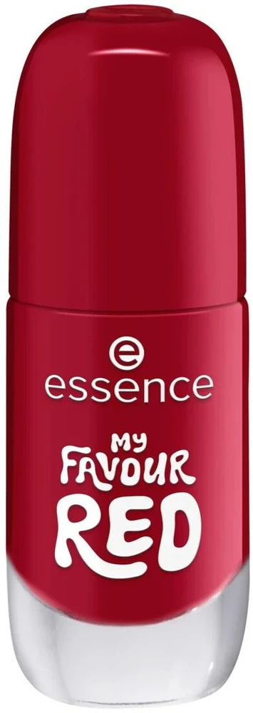 Essence Cosmetics Gel Nagų lakas Esmalte De Uñas 14-My Favour Raudona, 8 ml