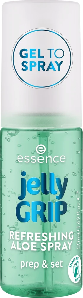 Essence Cosmetics Jelly Grip Refrescante Con Aloe Purškiklis, 50 ml