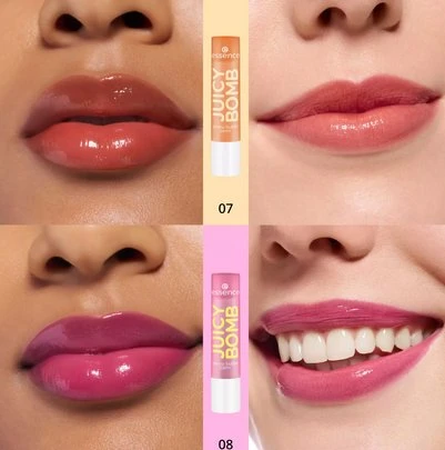 „Essence Cosmetics Juicy Bomb“ lūpų balzamas „Manteca Labial 08-Cherrything I Want 2“, 5 g