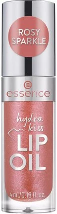 „Essence Cosmetics Hydra Kiss“ lūpų aliejus „Aceite De Labios“ 11-Rosy Sparkle, 4 ml