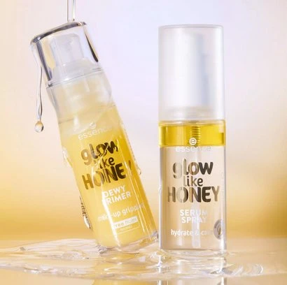 Essence Cosmetics Glow Like Honey Sérum veido kaukė su purškikliu, 50 ml