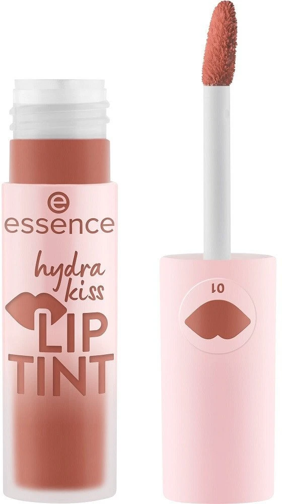 „Essence Hydra Kiss“ atspalvio skysti lūpų dažai „01 Blushing Nude“, 4 ml