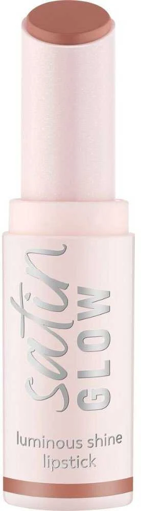 „Essence Satin Glow Luminous Kreminis“ lūpų dažai 01 „Whole Latte Love“ 3,5 g