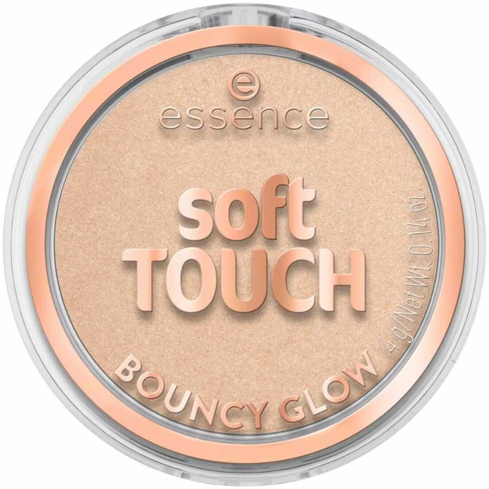 „Essence Soft Touch Bouncy Glow“ šviesinamoji pudra, 10 minkštų glazūrų, 4 g