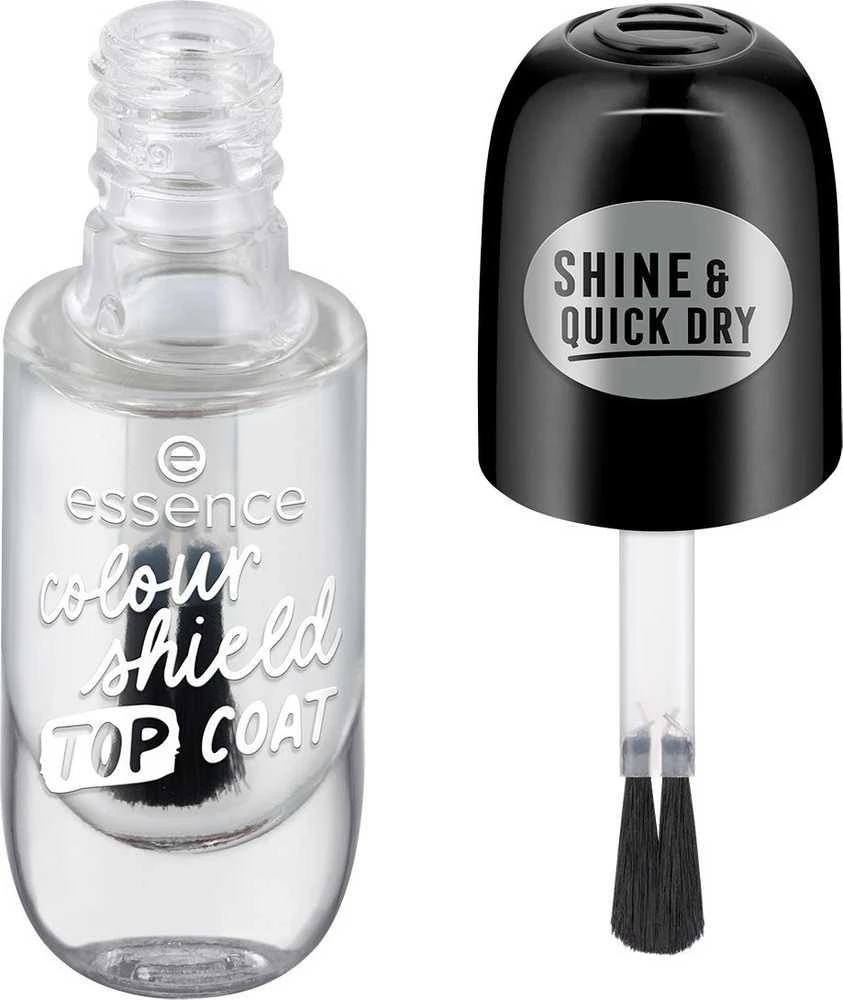 "Essence Cosmetics Colour Shield Top Coat"nagų lako viršutinis sluoksnis 8ml