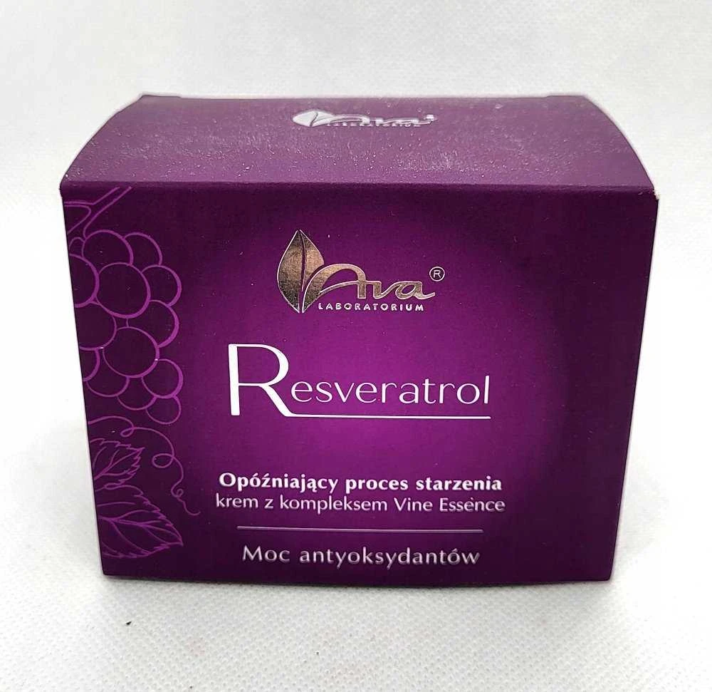 Essential Care Ava Laboratorium Resveratrol kremas nuo senėjimo su Vine Essence kompleksu 50ml
