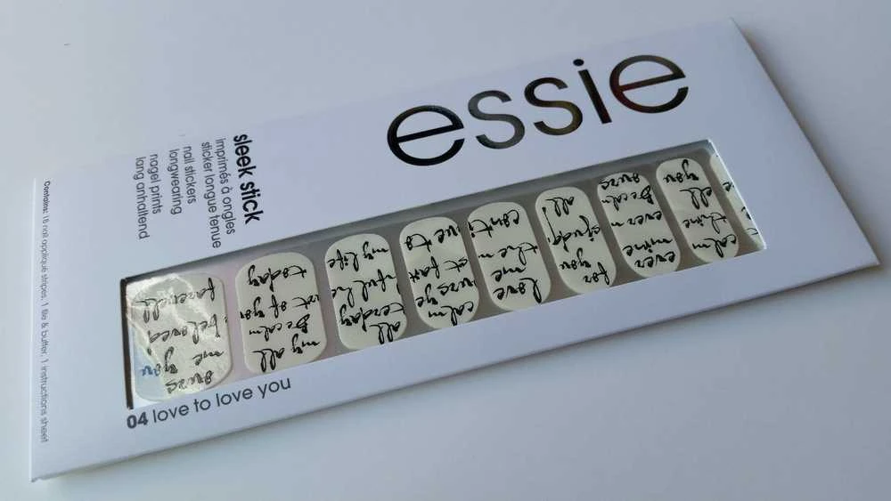 Essie Sleek Stick nagų lipdukai 04 Love To Love You
