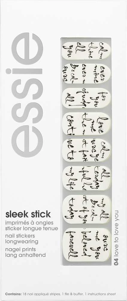 Essie Sleek Stick nagų lipdukai 04 Love To Love You