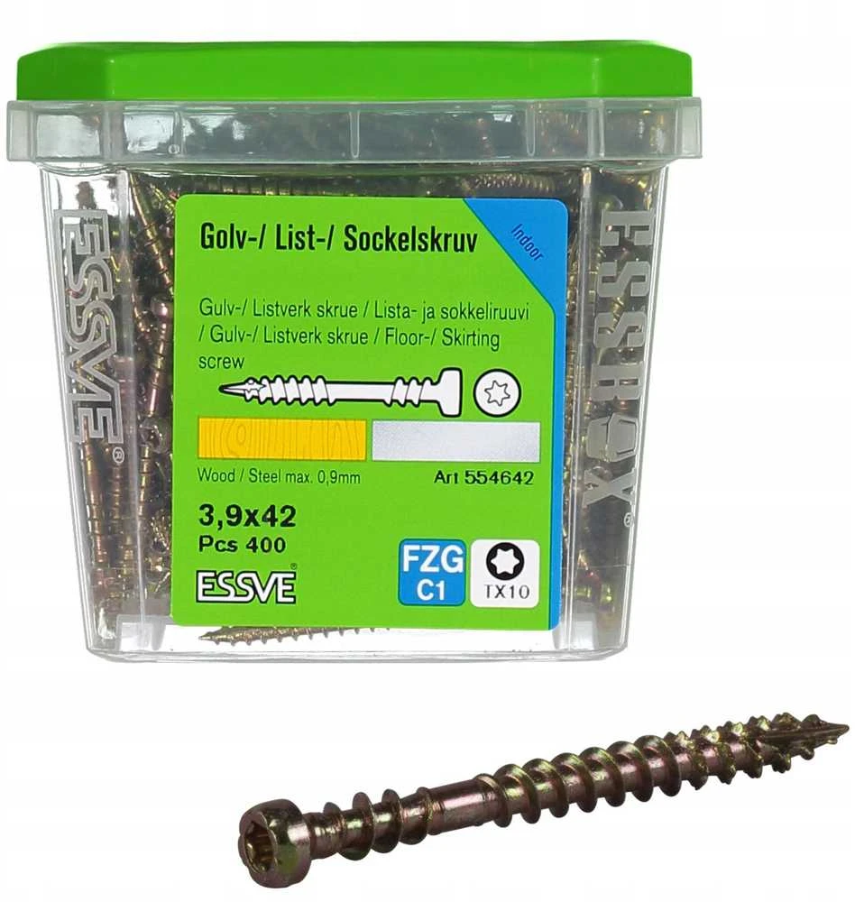 Grąžtas Medsraigčiai Essve 3,9 mm x 42 mm, CR, TX10, 400 vnt.