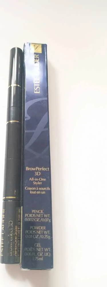 Estée Lauder Browperfect 3d antakių pieštukas 3 viename juodai rudas 1 U