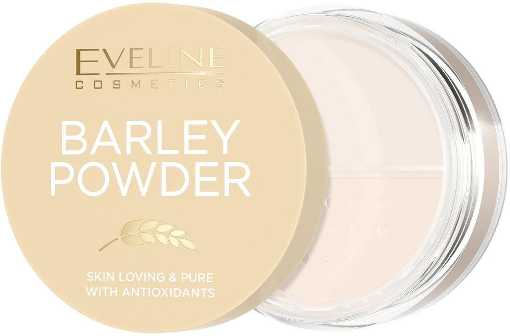 Estee Lauder Eveline Cosmetics Miežių milteliai, birūs milteliai su miežių miltais, 8 g