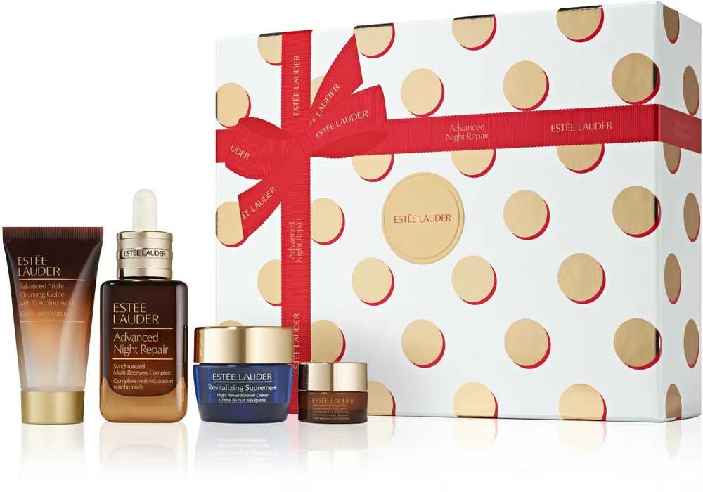 „Estée Lauder Advanced Night Repair The Lift + Glow Routine“, 50 ml +, 30 ml +, 15 ml + 5 ml