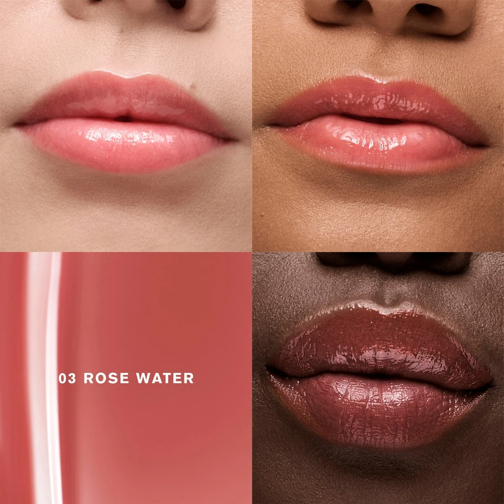 Estee Lauder Glossy Lip Oil lūpų aliejus, atspalvis: 03 Rose Vanduo 6 ml