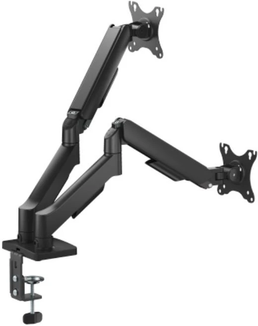 eStuff Laikiklis 2 monitoriams Dual Gas Spring Monitorius Mount