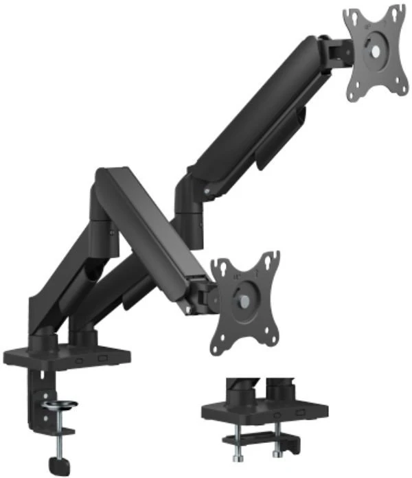 eStuff Laikiklis 2 monitoriams Dual Gas Spring Monitorius Mount
