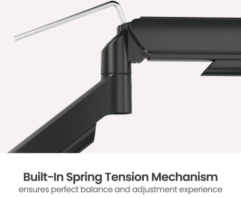 eStuff Laikiklis 2 monitoriams Dual Gas Spring Monitorius Mount