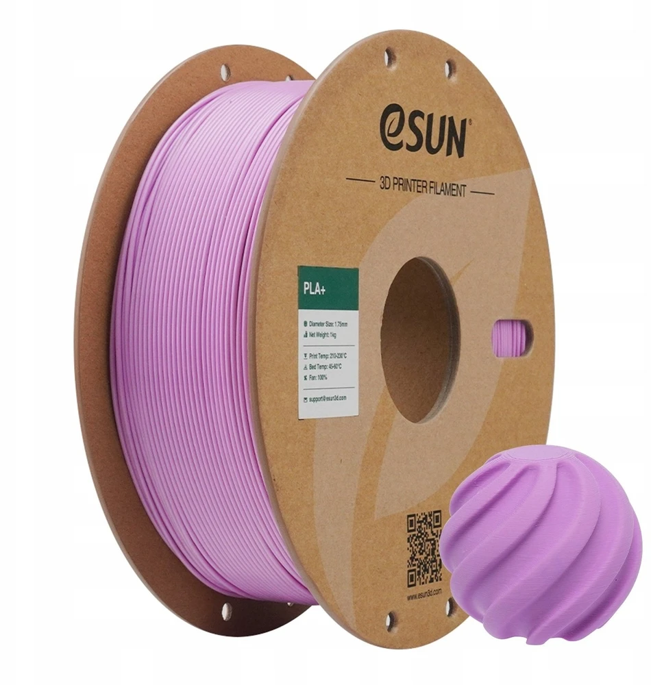 eSUN PLA+ siūlas 1.75 mm 1kg - alyvinė