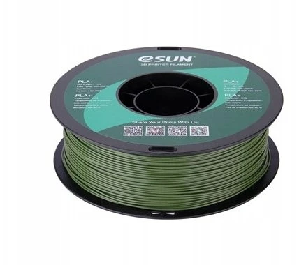 eSUN PLA+ plastikas 1.75 mm 1kg – alyvuogių žalia