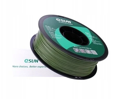 eSUN PLA+ plastikas 1.75 mm 1kg – alyvuogių žalia