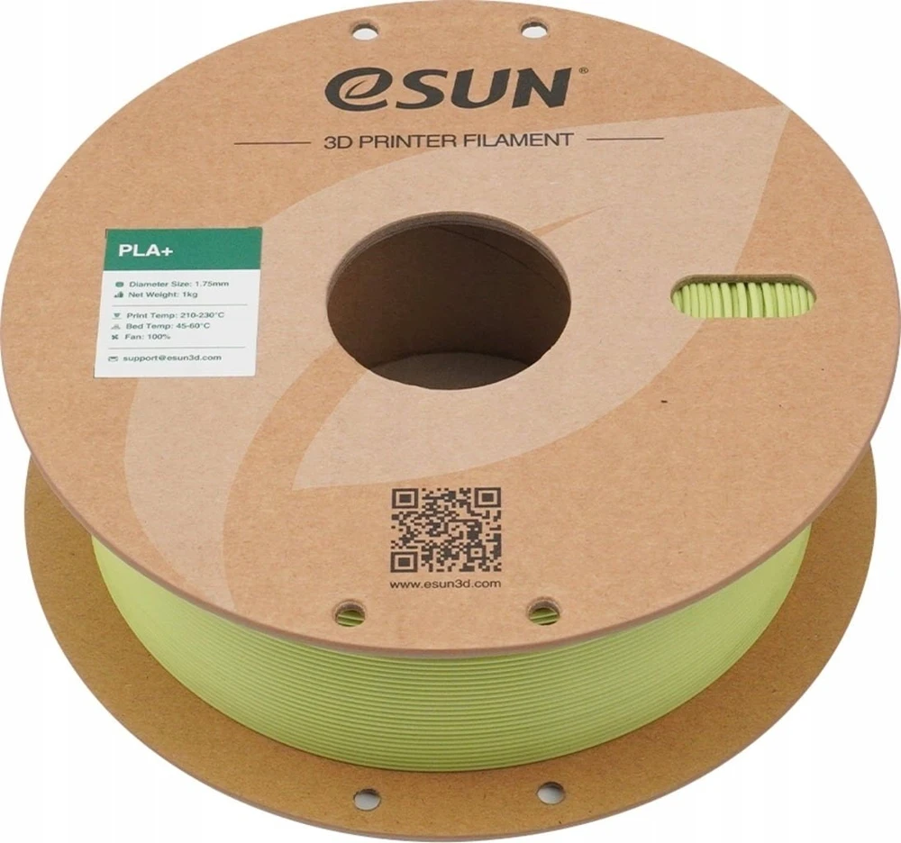 eSUN PLA+ plastikas 1.75 mm 1kg – Matcha žalia
