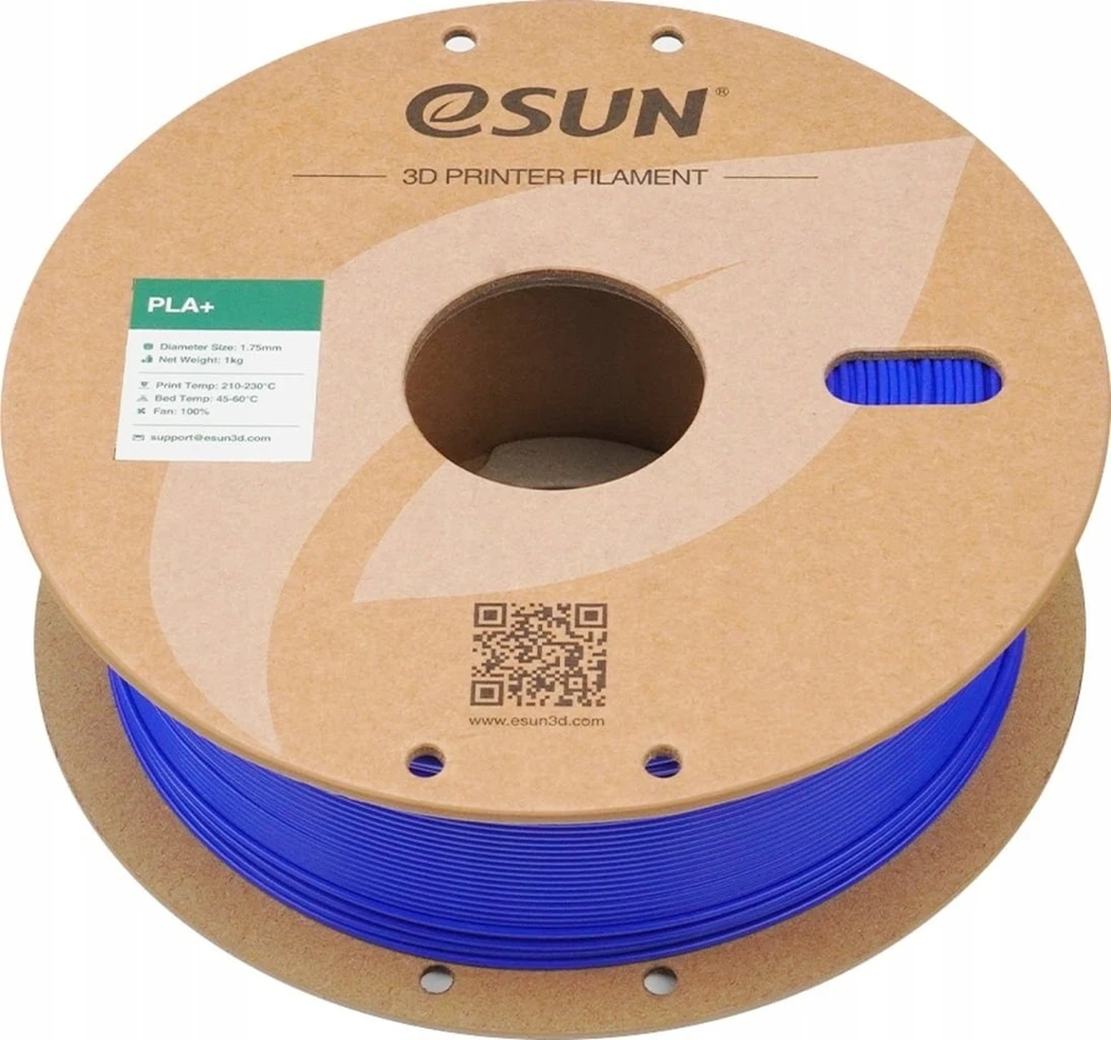 eSUN PLA+ plastikas 1.75mm 1kg - RGB mėlynas