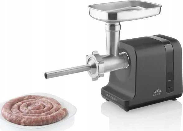 Mėsmalė ETA | Meat grinder | ETA607590000 Besto | Juodas/Stainless Steel | 2500 W | Greičių skaičius 1 | Throughput (kg/min) 2.9 | Sausage stuffing, fine grinding, coarse grinding, medium grinding, grating, fruit press