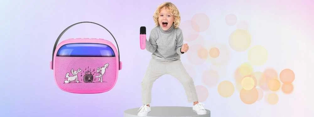 ETA Nešiojama kolonėlė Bluetooth vaikams GoGEN - BOBPARTYP