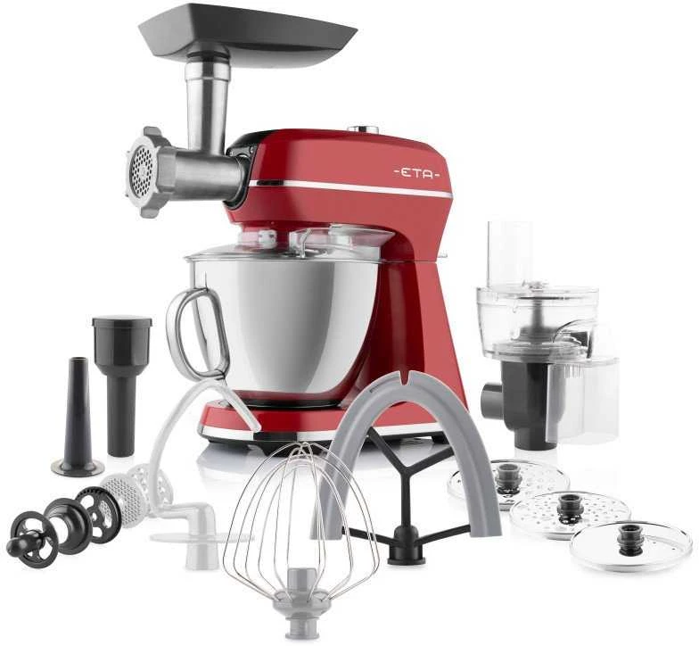 Virtuvinis kombainas ETA Kitchen machine | ETA204390020 Storio II | 1200 W | Greičių skaičius 12 | Bowl capacity 5 L | Raudona