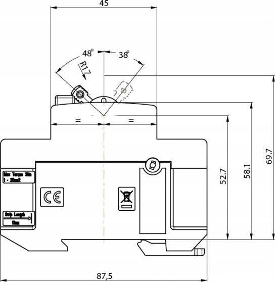 Eti Polam ETI EFI-P4 AC 40 / 0.1 IŠJUNGTAS SKIRTINGAS SROVĖS