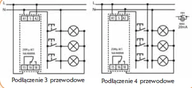 Laiptų apšvietimo relė Eti CRM-4, 230 V
