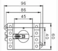 Eti-Polam jungiklis LS25 SMA A4 PV DC 4P 4660064