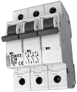 Eti Polam 002135721 Grandinės pertraukiklis 3P C 50A 6kA AC ETIMAT10 002135721