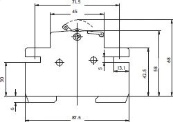 Eti-Polam modulinis jungiklio skyriklis 125A 4P 400V SV 4125 (002423417)