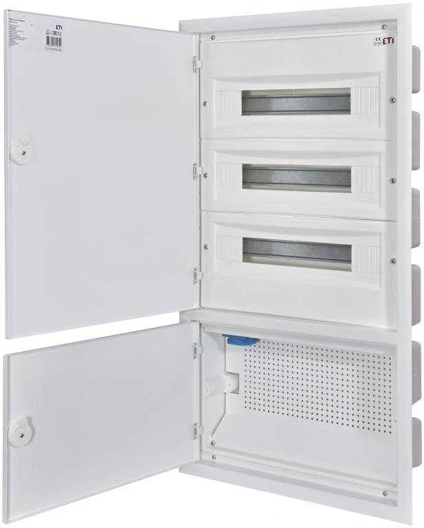 Eti Polam 001101292 Hibridinis skirstomasis įrenginys 3x18, įleidžiamas, baltos metalinės durys / IP40 400V AC / ERP18-5-3V MEDIA 001101292