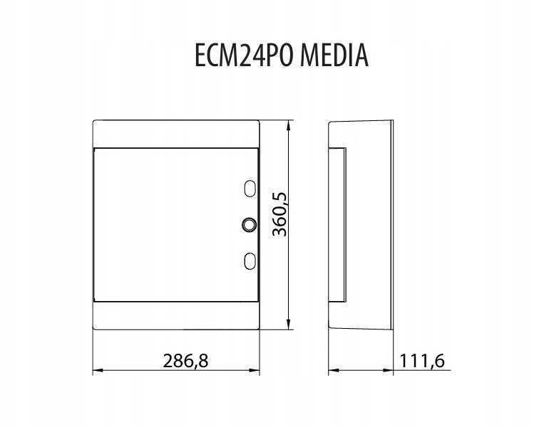 ETI ECT24PO MEDIA/TUŠČIAS BŪSTAS