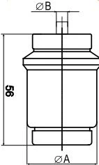 Eti-Polam Saugiklis įdėklas DIV BWT 100A R1 1 / 4 'gF 500V 002314102
