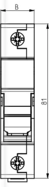 Eti-Polam saugiklių jungiklis EFD 10 3P + N (002540005)
