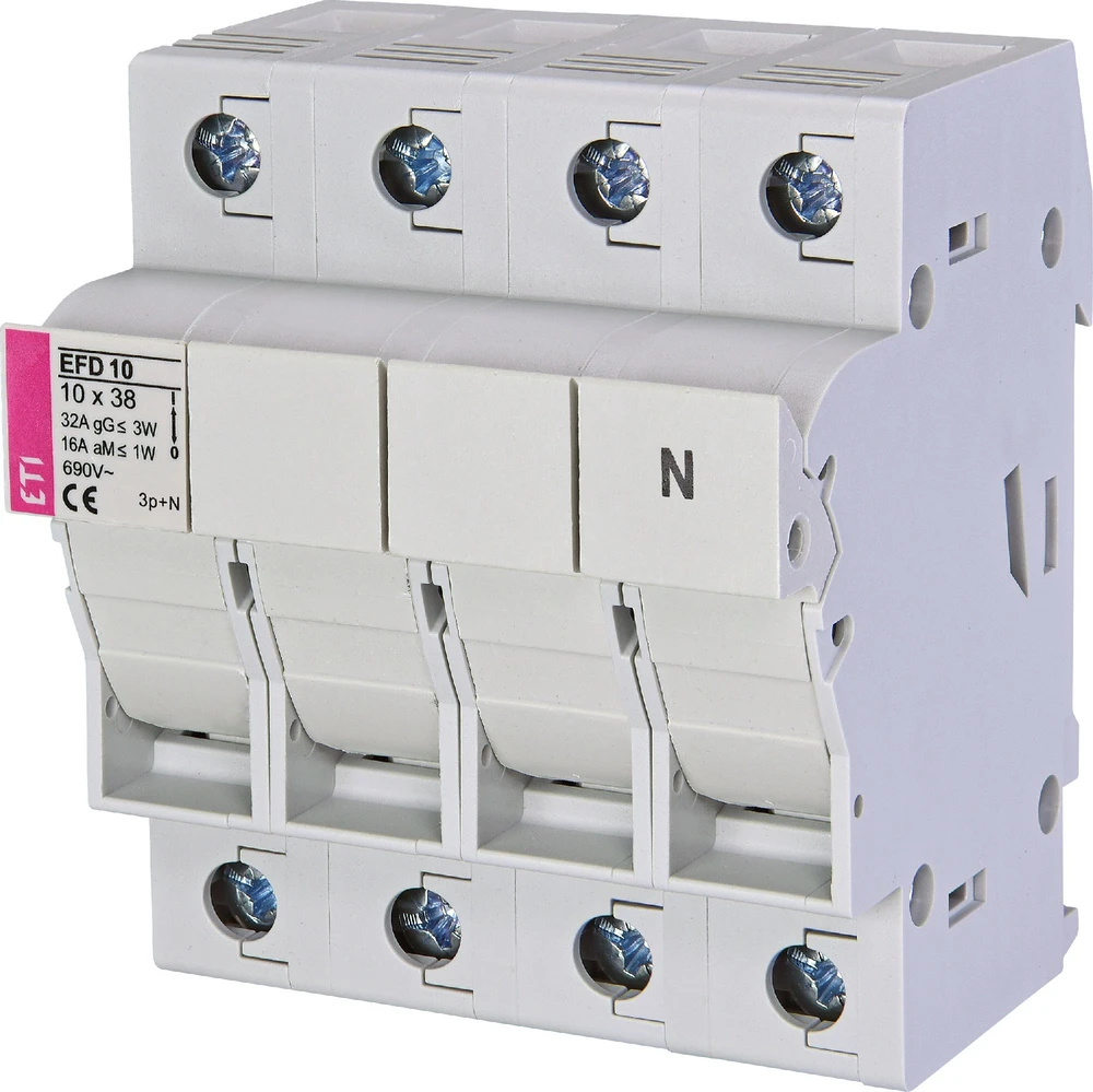 Eti-Polam saugiklių jungiklis EFD 10 3P + N (002540005)