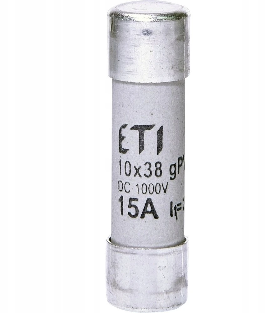 Eti Polam ETI CILINDO Įdėklas.CH10X38 GPV 15A/1000V DC