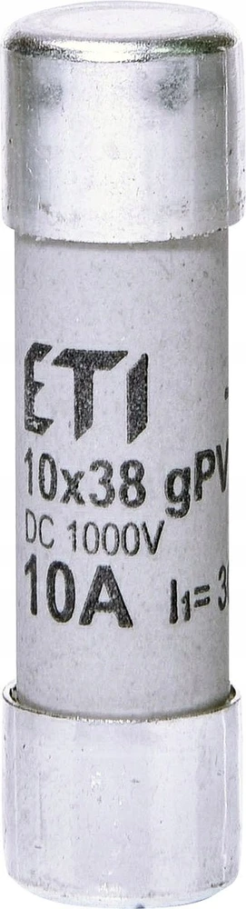 Eti Polam ETI CILINDO Įdėklas.CH10X38 GPV 10A/1000V DC
