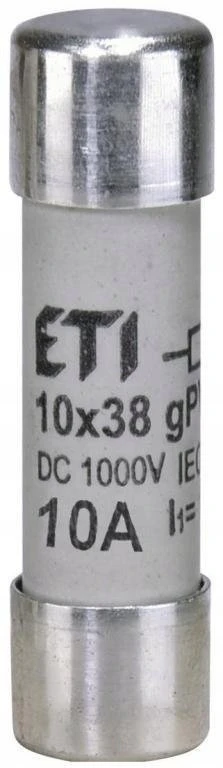 Eti Polam ETI CILINDO Įdėklas.CH10X38 GPV 10A/1000V DC