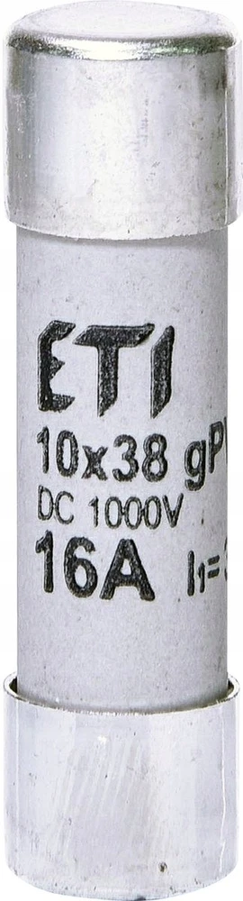 Eti Polam ETI WKŁADKA CYLIND.CH10X38 GPV 16A/1000V DC