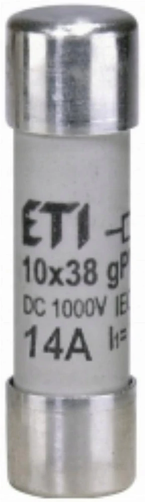 Eti Polam ETI CILINDO Įdėklas.CH10X38 GPV 14A/1000V DC