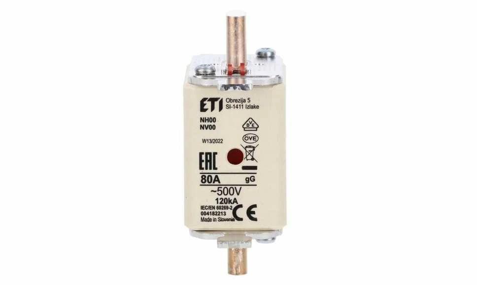 Eti Polam ETI NH00 GG 80A/500V KONTAKTAI COMBI