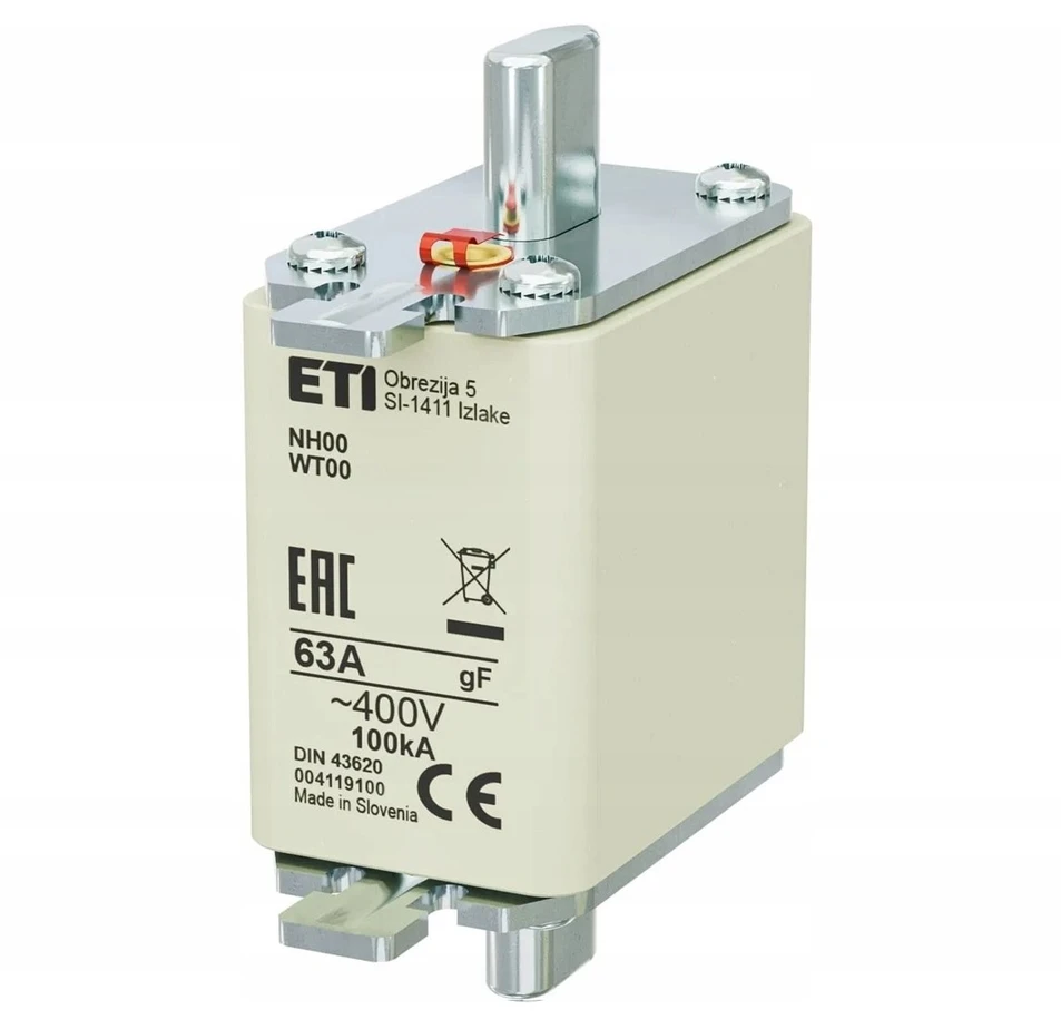 ETI Įdėkite NH00 GF 63A/400V